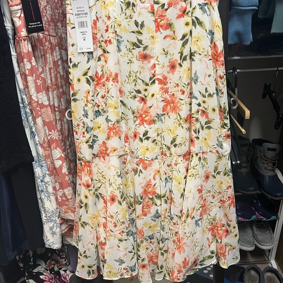 Floral Print Women's Dress - Picture 5 of 7